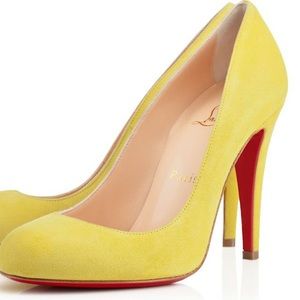 Christian Louboutin / Ron Ron Suede Heel / Size 38